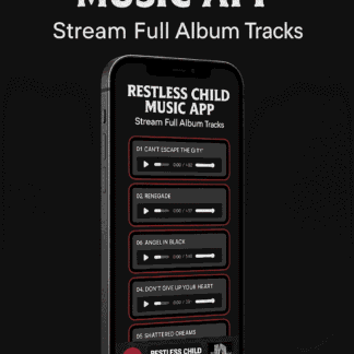 Image of Restless Child Album in App Site 1989 Album, 12 songs $2.99 Dueling Worlds© International